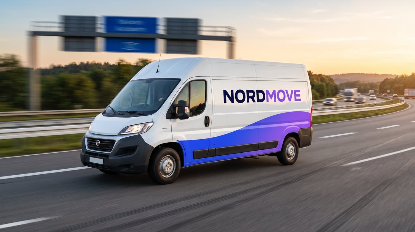 Nord Move Transporter auf der Autobahn